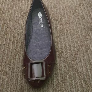 Merlot, patent leather loafers